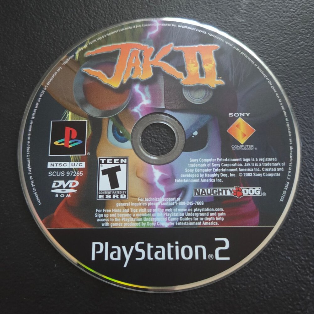 Sony PlayStation 2 Sony Computer Entertainment Jak II disk only good condition
